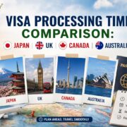 Visa Processing Time Comparison: USA, Japan, UK, Canada & Australia for Indian Travelers (2026)