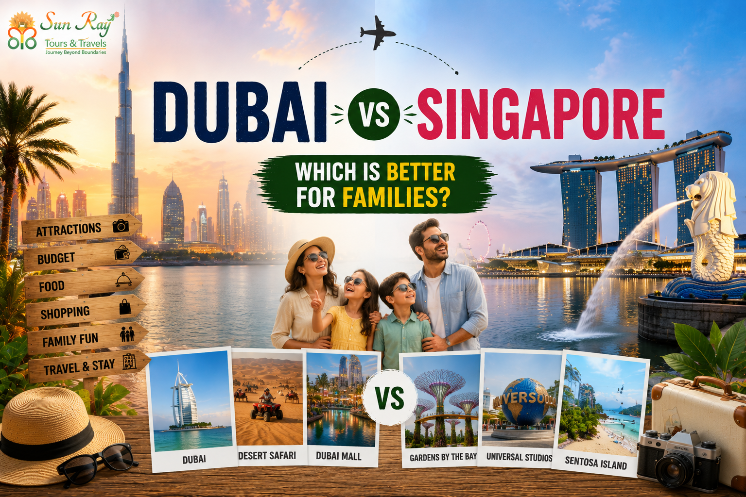 Dubai vs Singapore: Which Is Better for Families?