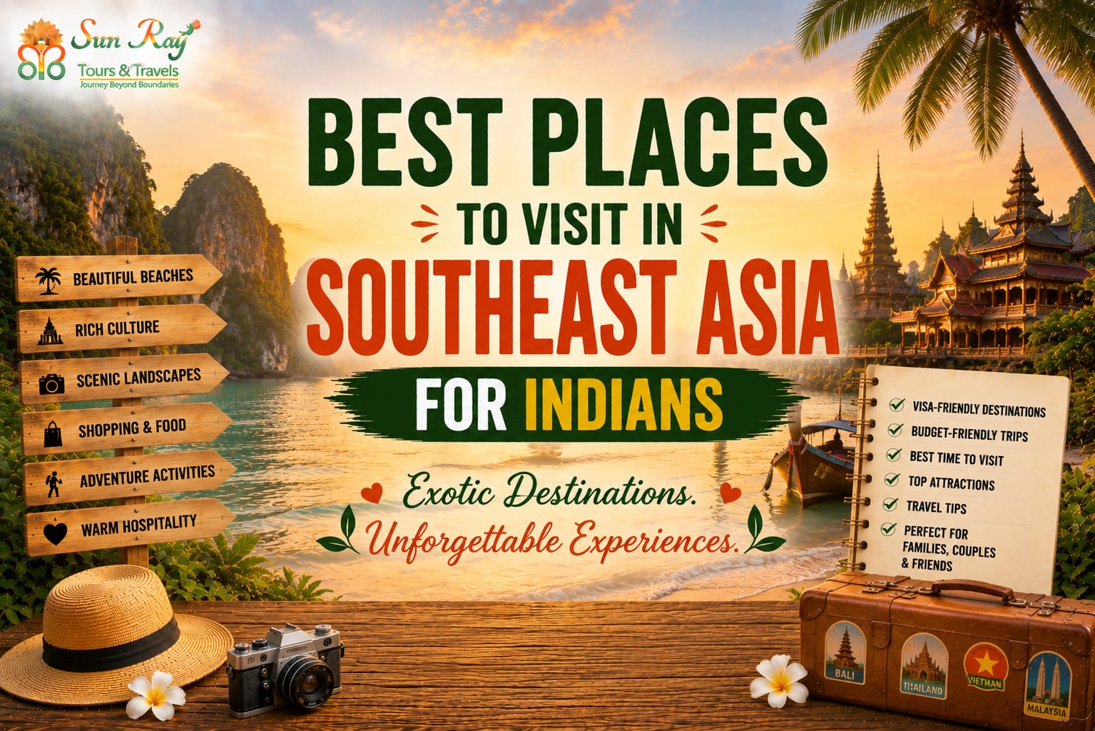 Best Places to Visit in Southeast Asia for Indians