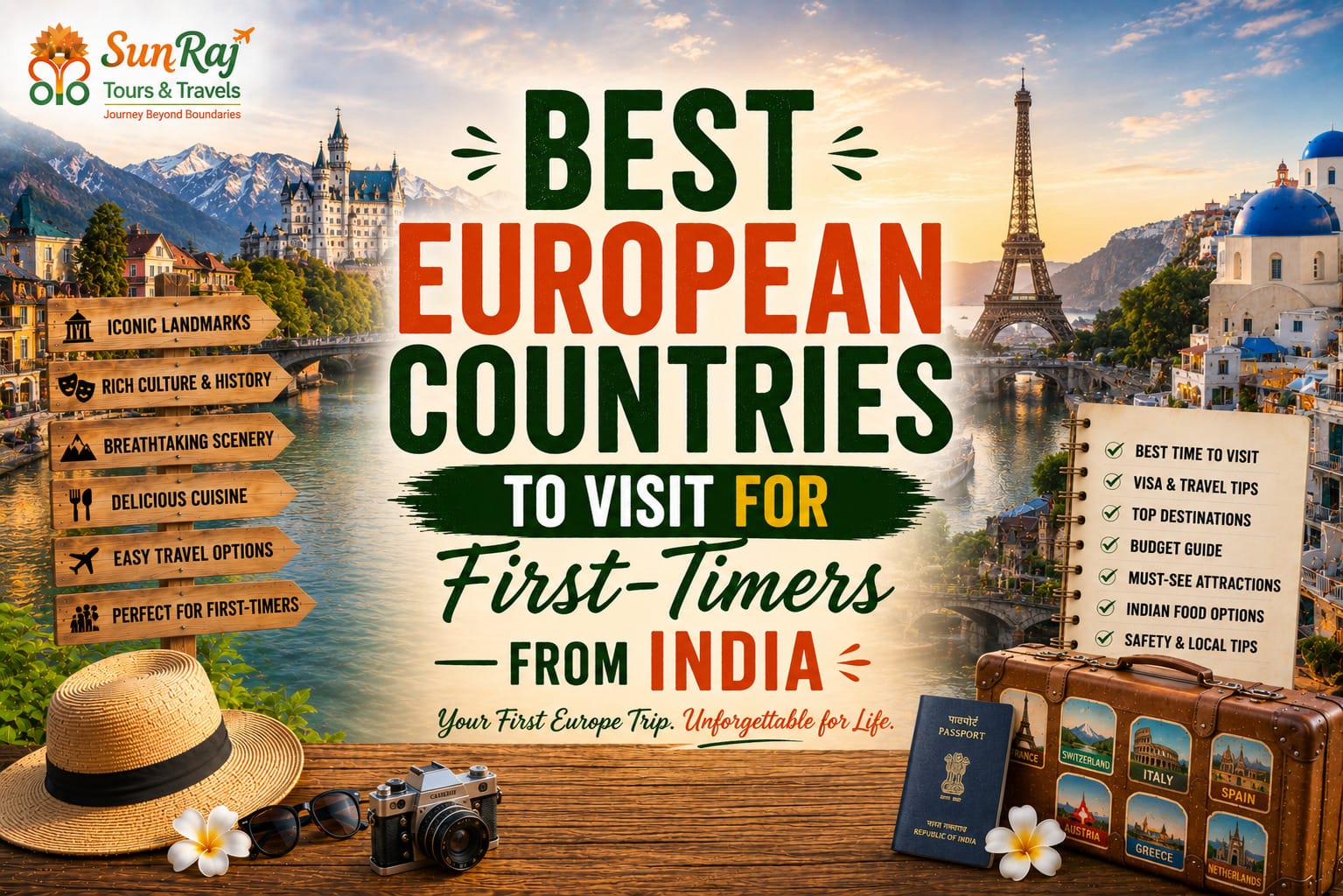 Best European Countries to Visit for First-Timers from India