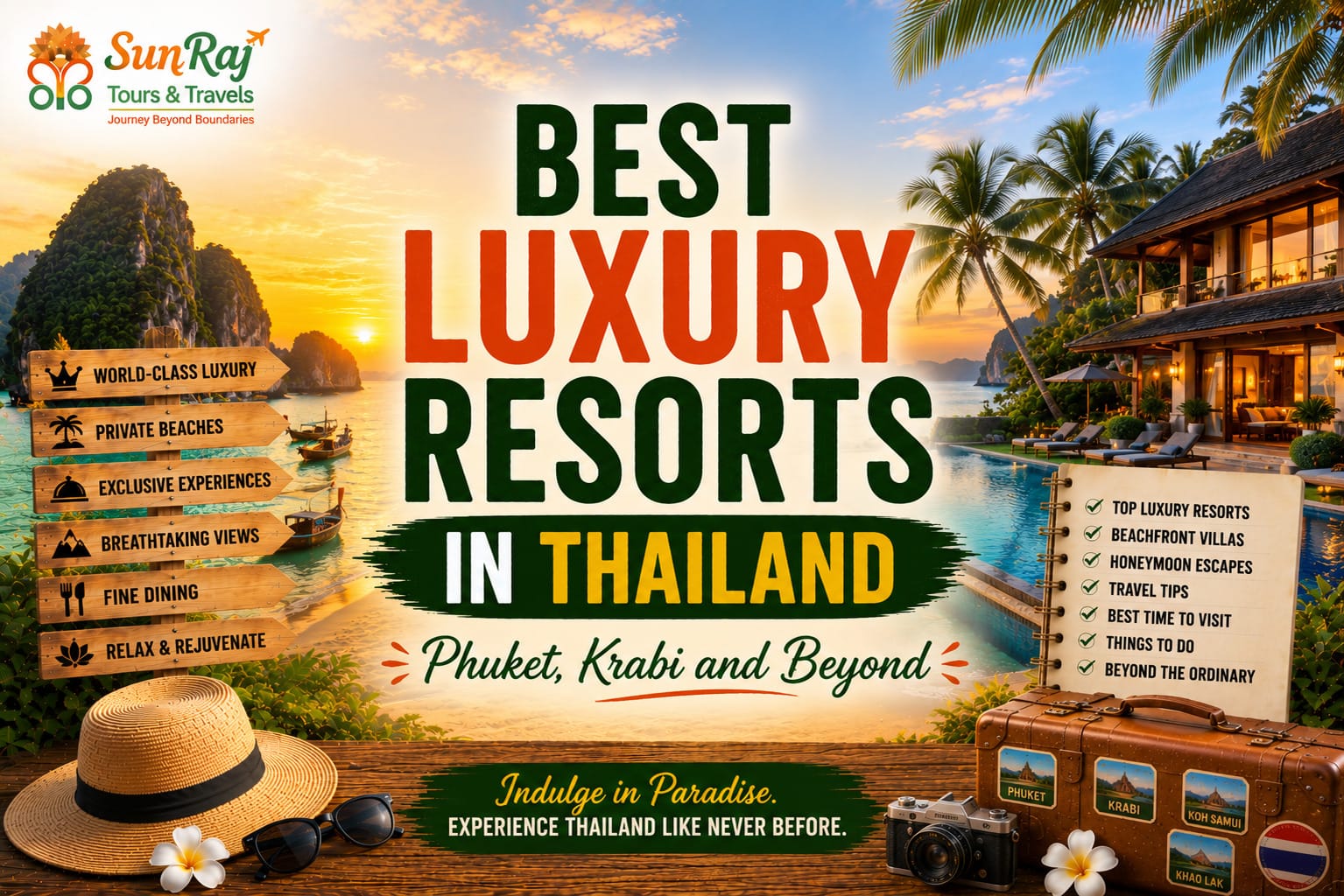 Best Luxury Resorts in Thailand : Phuket, Krabi and Beyond