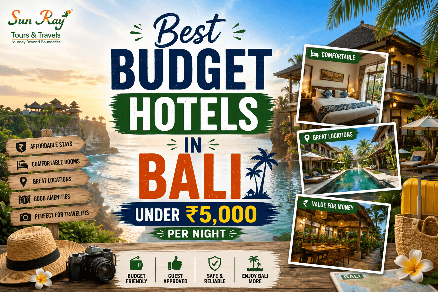 Best Budget Hotels in Bali 2026 Under ₹5,000 Per Night