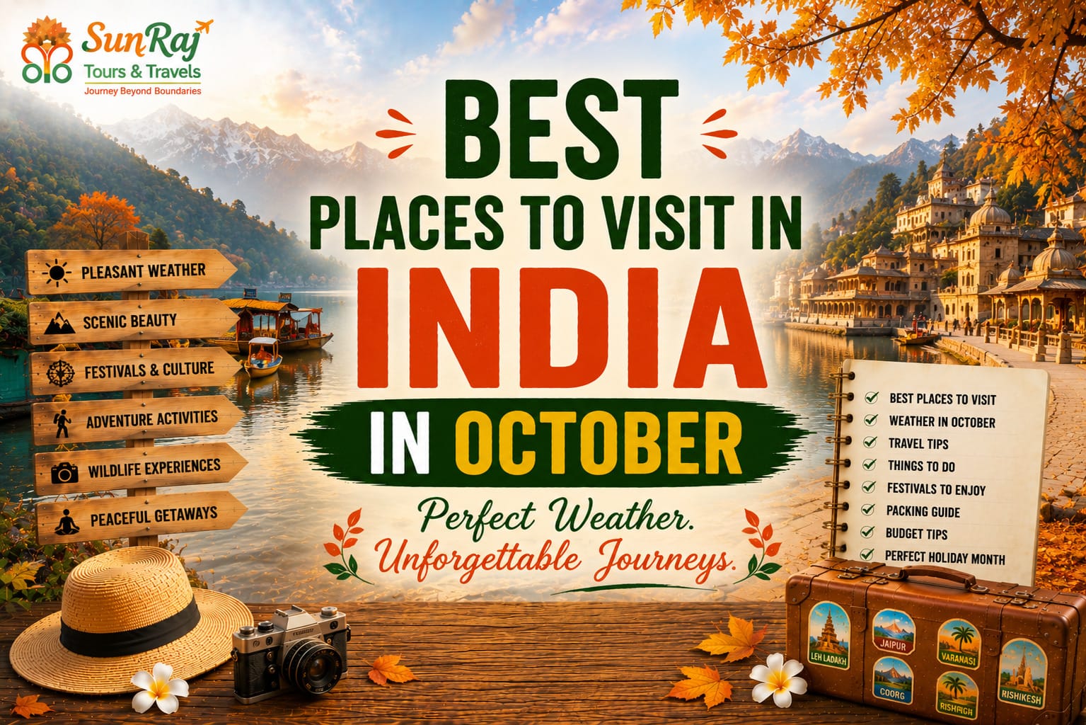 Best Places to Visit in India in October